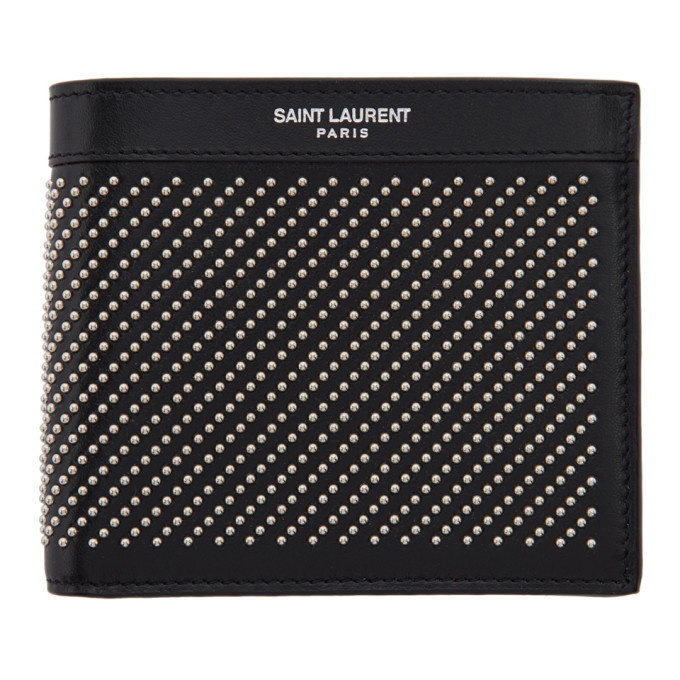 Photo: Saint Laurent Black Studded East/West Wallet