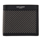 Saint Laurent Black Studded East/West Wallet