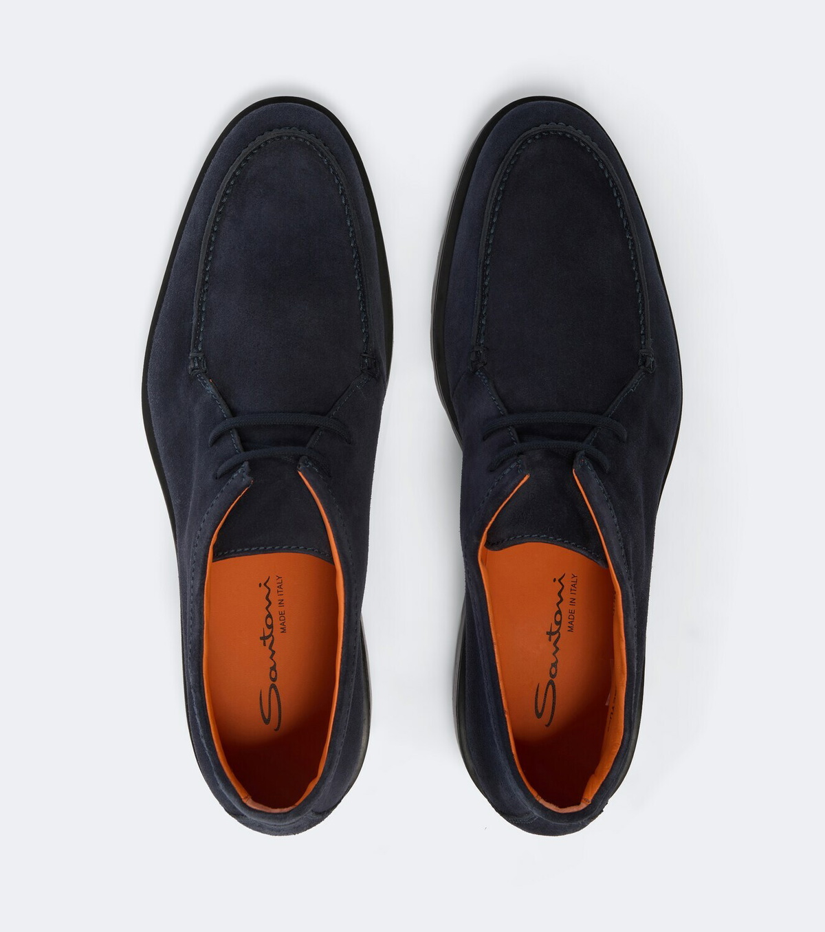 Santoni Rock Wallabee suede boots
