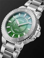 Oris - Aquis Dat Watt Limited Edition II Automatic 43.5mm Stainless Steel Watch, Ref. No. 01 743 7734 4197-Set