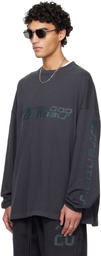 Fear of God ESSENTIALS Gray Holiday 90s Long Sleeve T-shirt