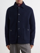 Valstar - Virgin Wool-Bouclé Jacket - Blue
