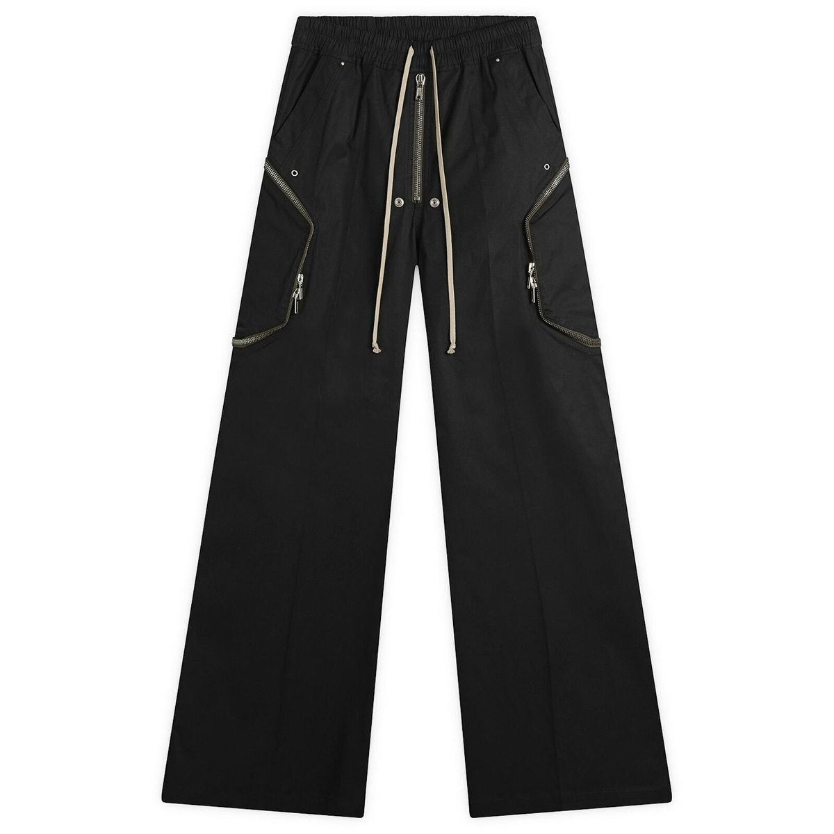 Rick Owens Black Slim Cropped Astaire Trousers Rick Owens