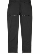 SAIF UD DEEN - Straight-Leg Shell Trousers - Black