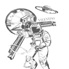Valentino Spaceland Astronaut Tee