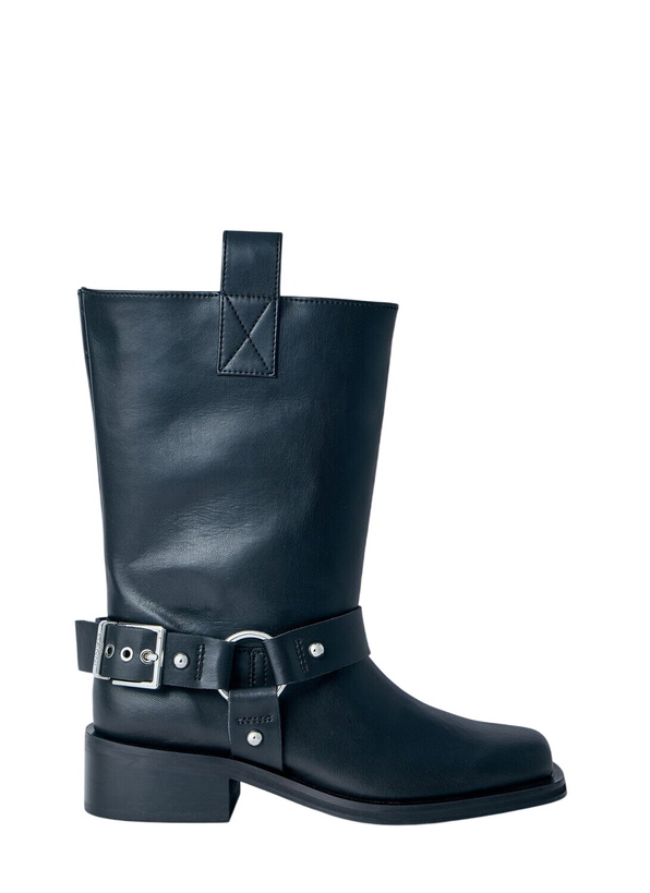 Photo: GANNI Mid Shaft Biker Boots