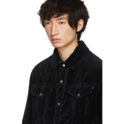 McQ Alexander McQueen Black Washed Chord Luca Jacket