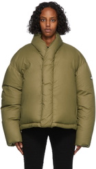 AMBUSH Green Down Kimono Jacket