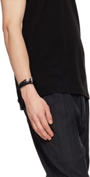 TOM FORD Braided Leather T Bracelet