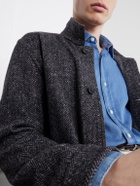 Anderson & Sheppard - Herringbone Wool Overshirt - Gray