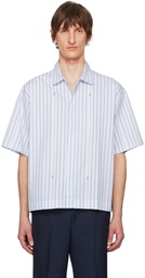 Jacquemus Blue 'La chemise manches courtes' Shirt