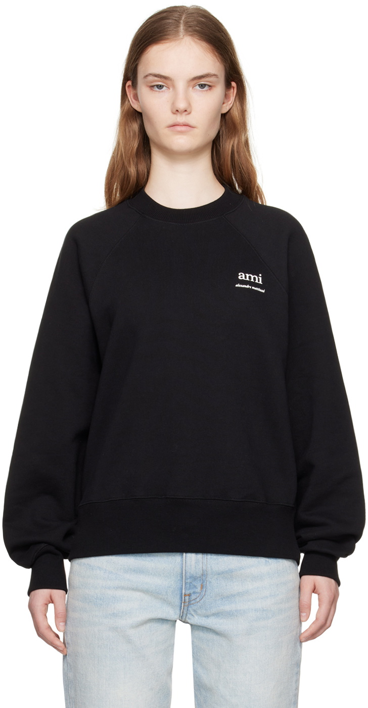 AMI Paris Black Ami Alexandre Mattiussi Sweatshirt AMI