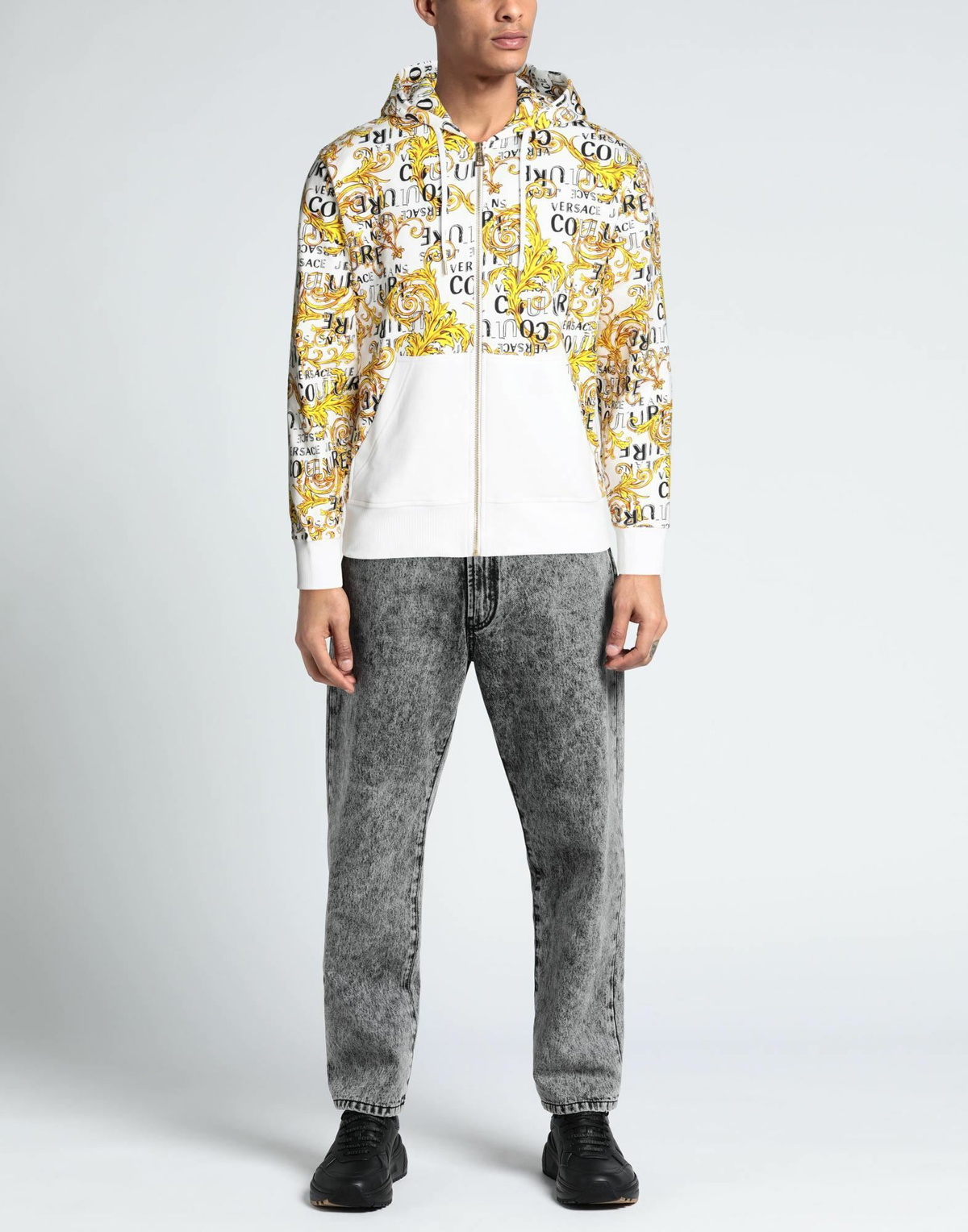 Versace Jeans Couture Mens Sweatshirt in White