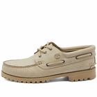 Timberland Men's 3-Eye Classic Lug Shoe in Light Brown Nubuck