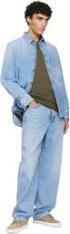 Givenchy Blue Couture Seam Jeans