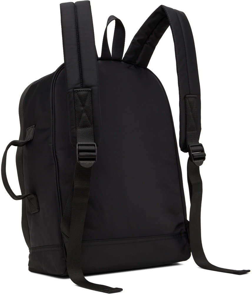 Maison Kitsuné Black Nylon Backpack
