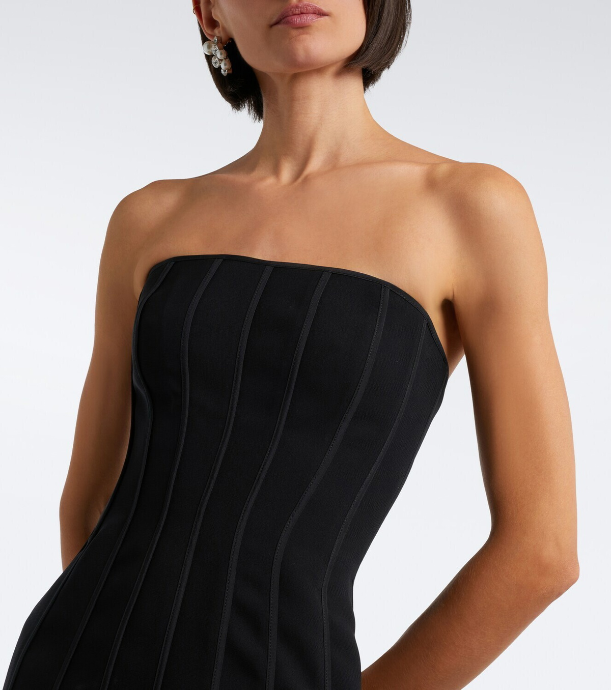 Maticevski Kingdom fringed peplum gown