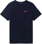 nonnative - Logo-Embroidered Cotton-Jersey T-Shirt - Navy