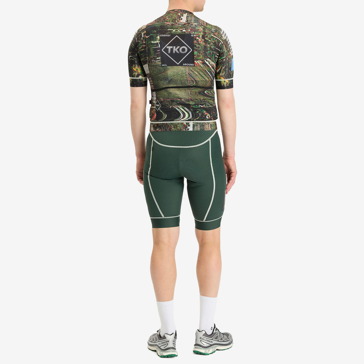 Pas Normal Studios Men's T.K.O. Mechanism Jersey in Human Error Green