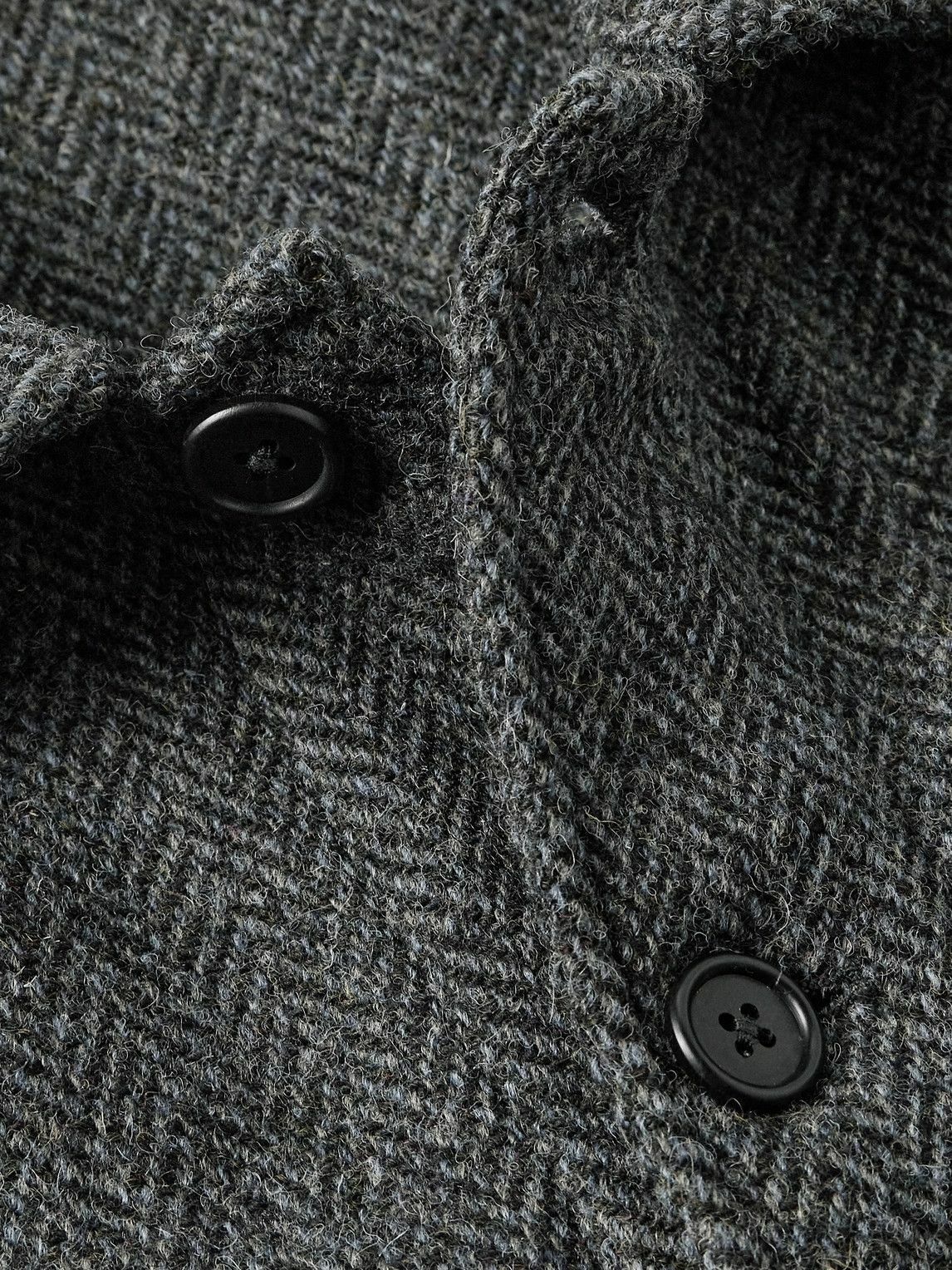 Sid Mashburn - Herringbone Harris Tweed Chore Jacket - Gray