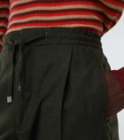 Lardini - Wool drawstring pants