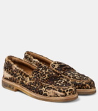 Golden Goose Jerry animal-print leather moccasin