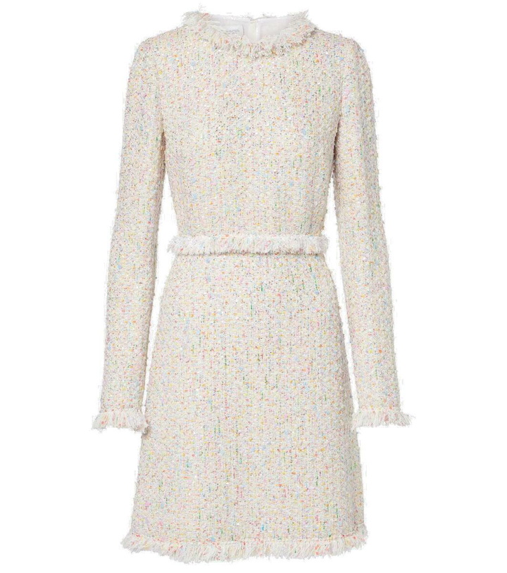 Photo: Giambattista Valli Fringed bouclé minidress