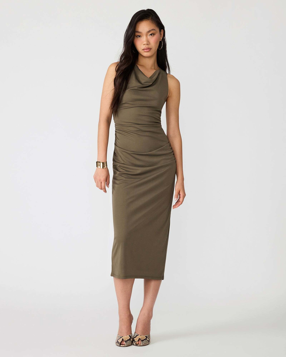 Steve Madden Isabelle Dress in Olive