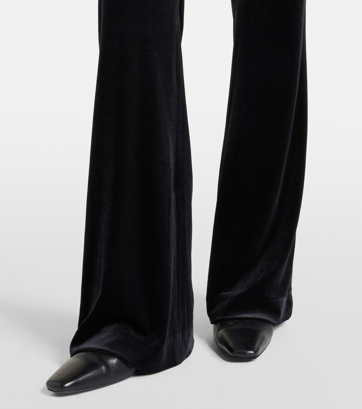 Dorothee Schumacher Soft Elegance high-rise velvet flared pants
