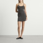 Marine Serre Women's Moon Printed Mini Dress in Inverse Tan