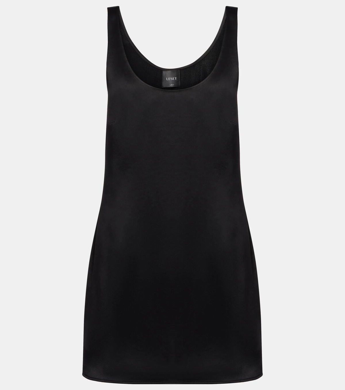 Leset Barb satin slip dress