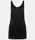 Leset Barb satin slip dress
