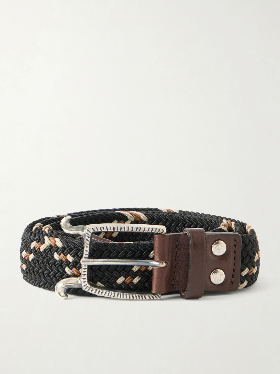 KAPITAL - Atlas Woven Buckle Belt