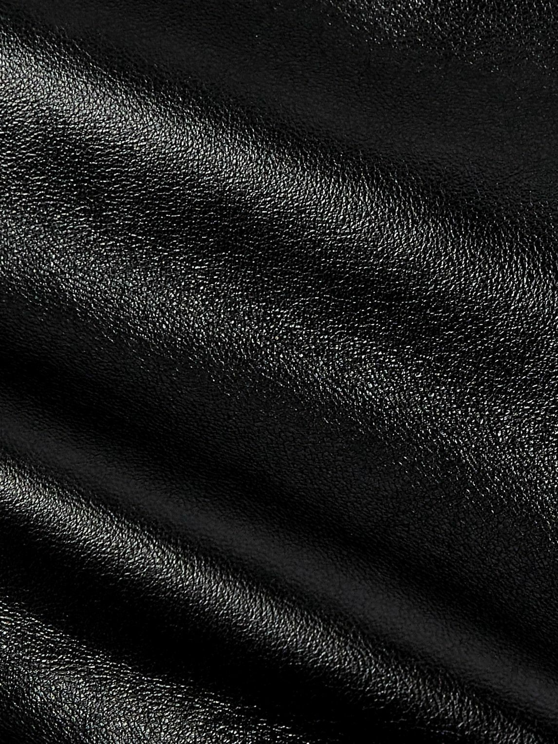 CELINE - Slim-Fit Leather Blouson Jacket - Black
