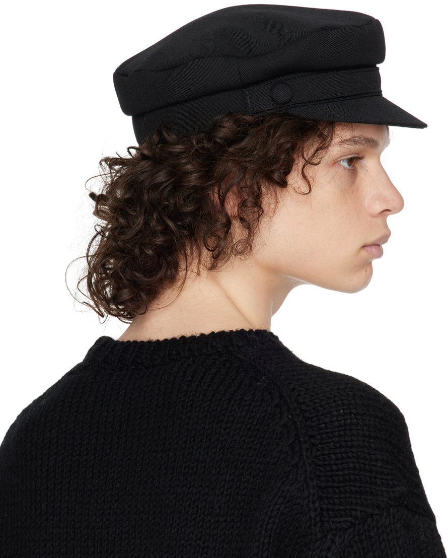 Yohji Yamamoto Black Lennon Cap