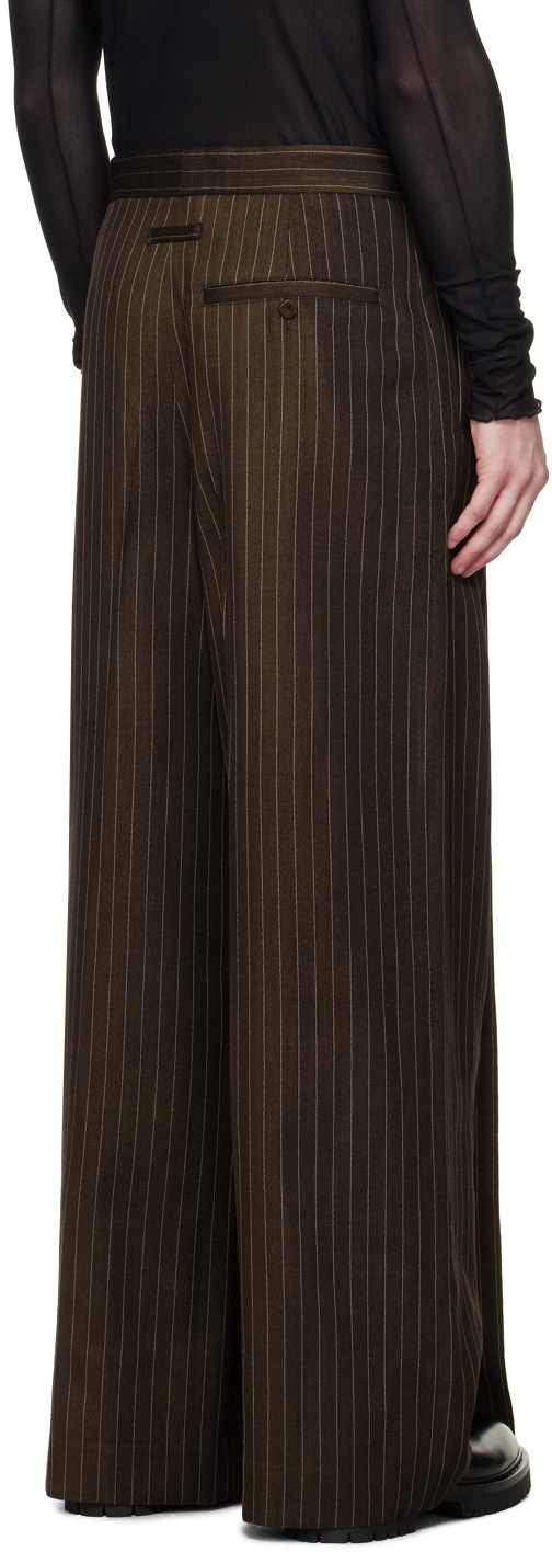 Jean Paul Gaultier Brown 'The Suit Pant Skirt' Trousers