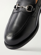 MORJAS - The Horsebit Leather Loafers - Black