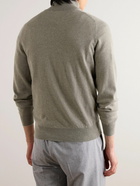 Brunello Cucinelli - Cashmere Half-Zip Sweater - Green