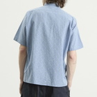 No Problemo Men's Alien-O Print Check Shirt in Blue