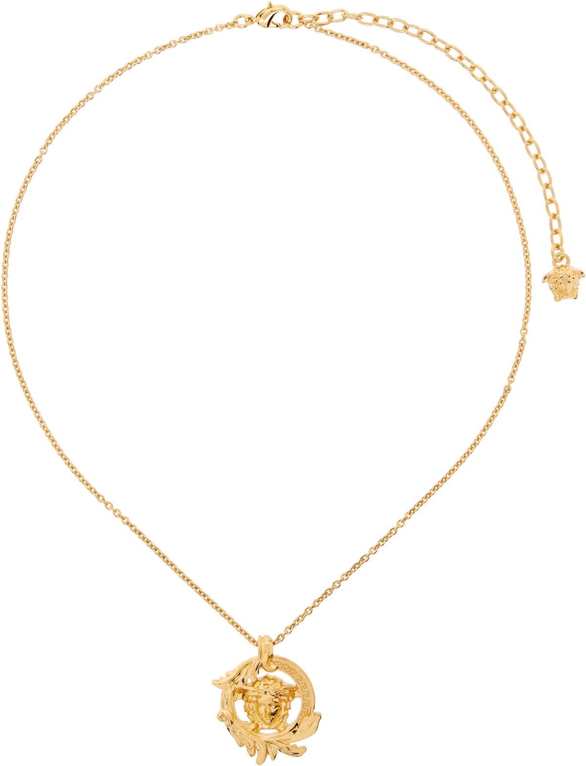 Versace Gold Medusa Barocco Necklace