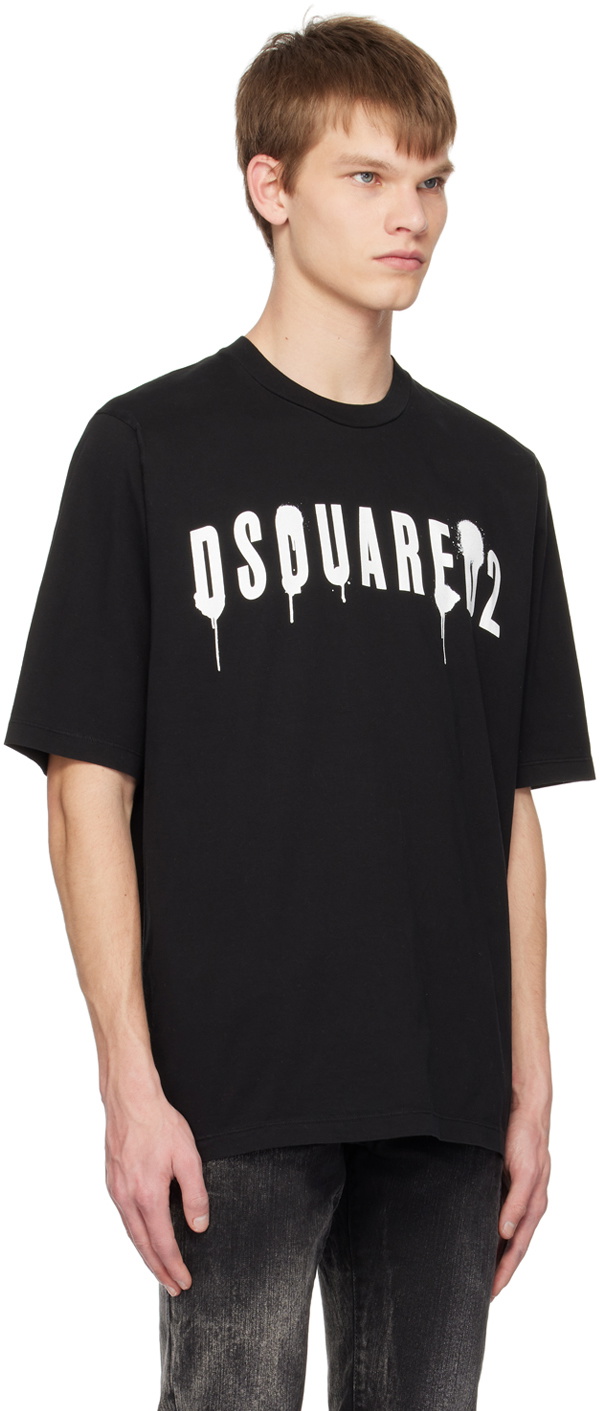 Dsquared2 Black Skater T-Shirt