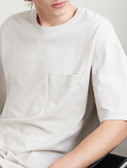 LEMAIRE - Cotton and Linen-Blend Jersey T-Shirt - Neutrals