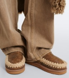 Mou Shearling-lined leather ankle boots