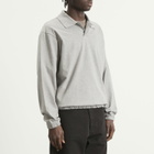 Norse Projects Men's Sylane Relaxed Jersey Polo in Grey Melange