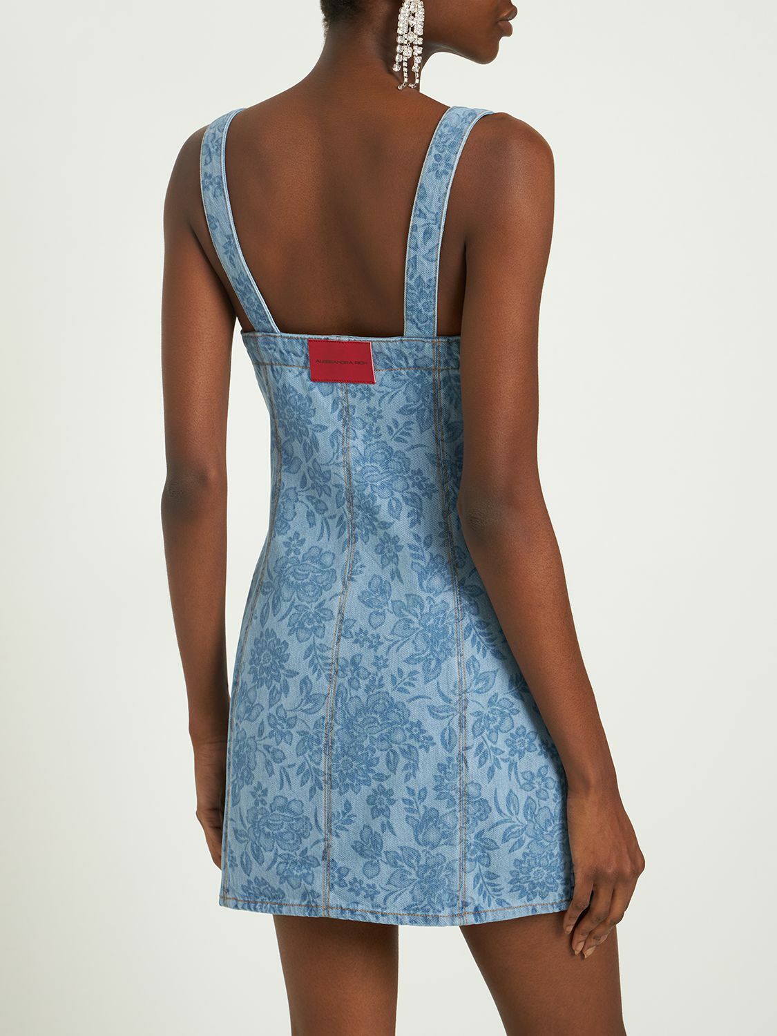 alessandra rich denim dress ALESSANDRA RICH