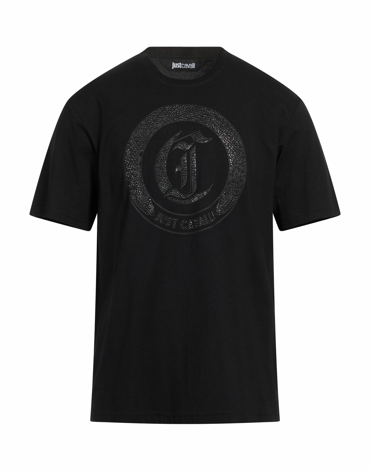 Just Cavalli Mens T-shirt in Black