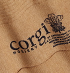 Corgi - Pembroke Mercerised Cotton-Blend Socks - Brown