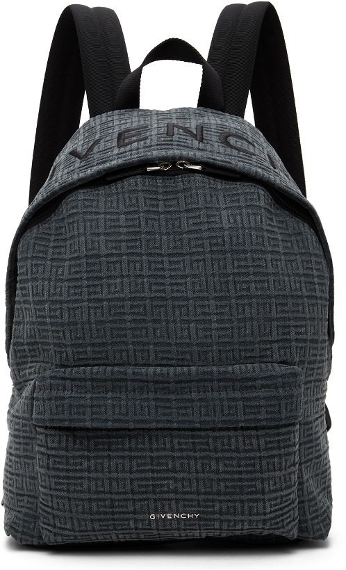 Photo: Givenchy Gray Essential U Denim Backpack