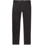 AG Jeans - Stockton Skinny-Fit Brushed Stretch-Cotton Trousers - Men - Black