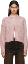 Eckhaus Latta Gray & Red Poet Cardigan